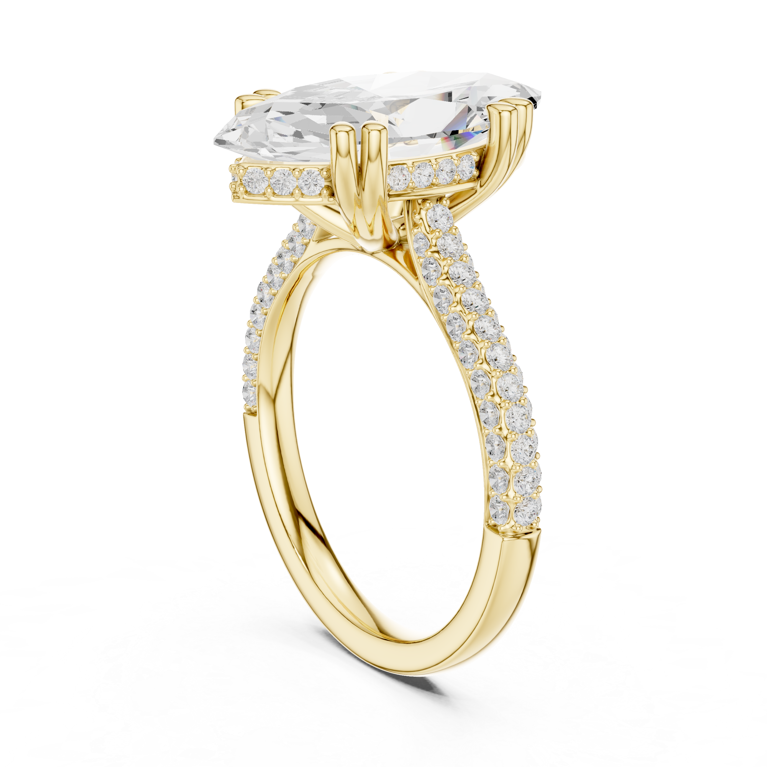 Winter Woods Lab Grown Diamond Twist Band Ring