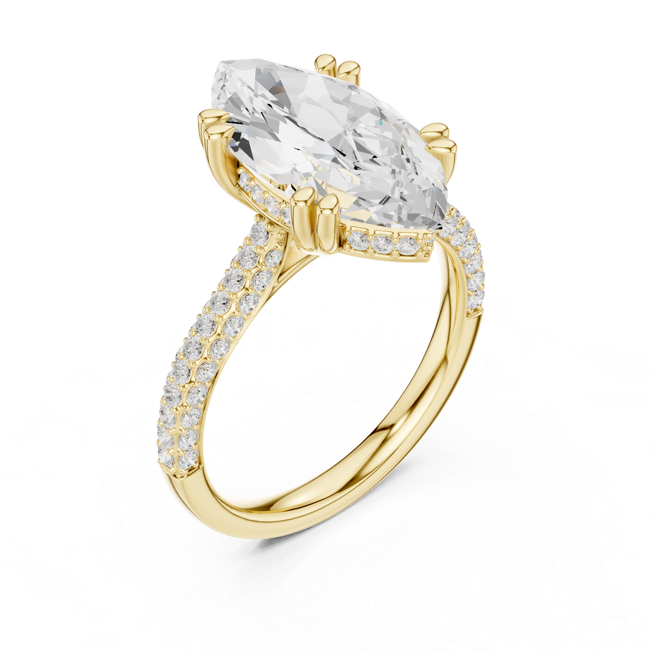 Winter Woods Lab Grown Diamond Twist Band Ring