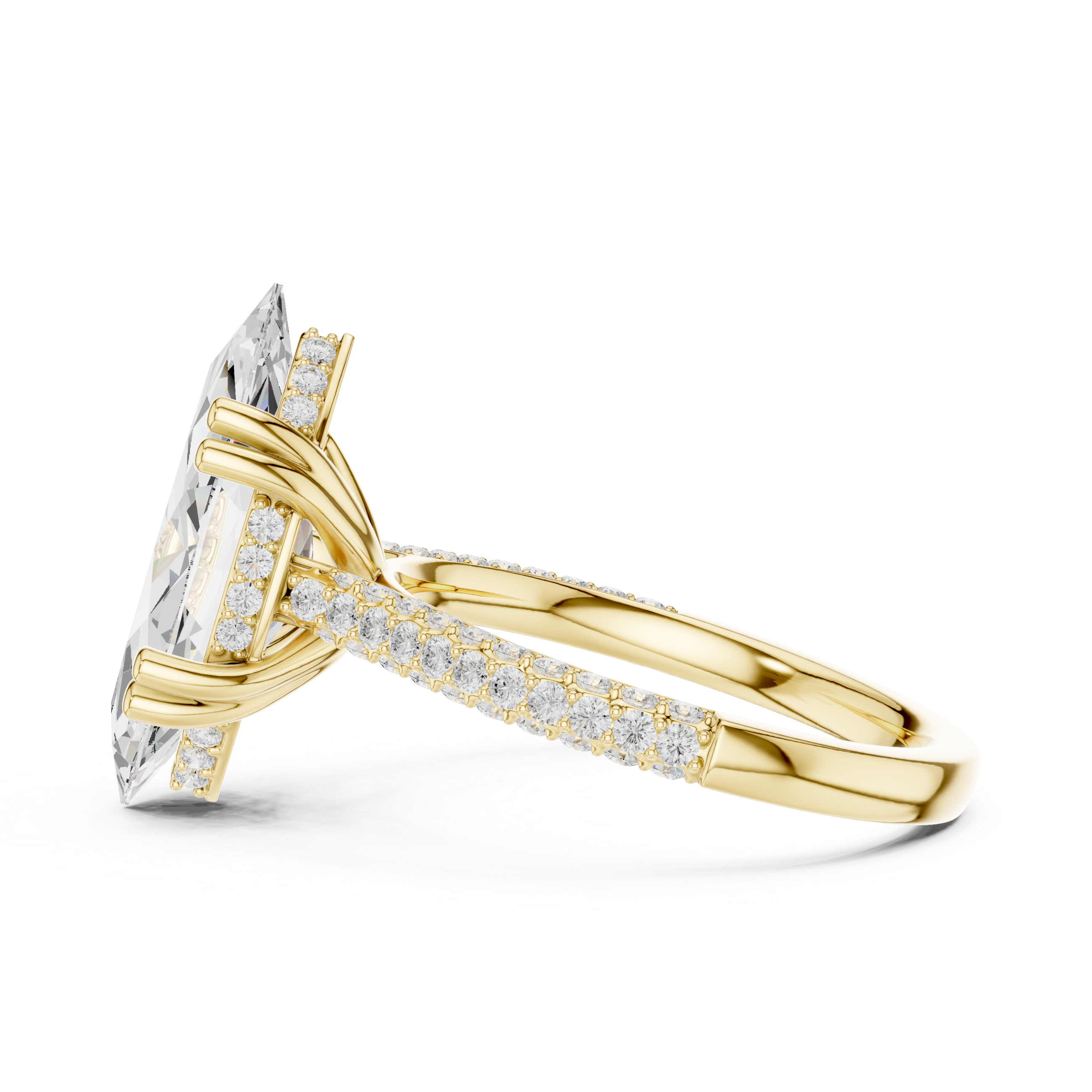 Winter Woods Lab Grown Diamond Twist Band Ring