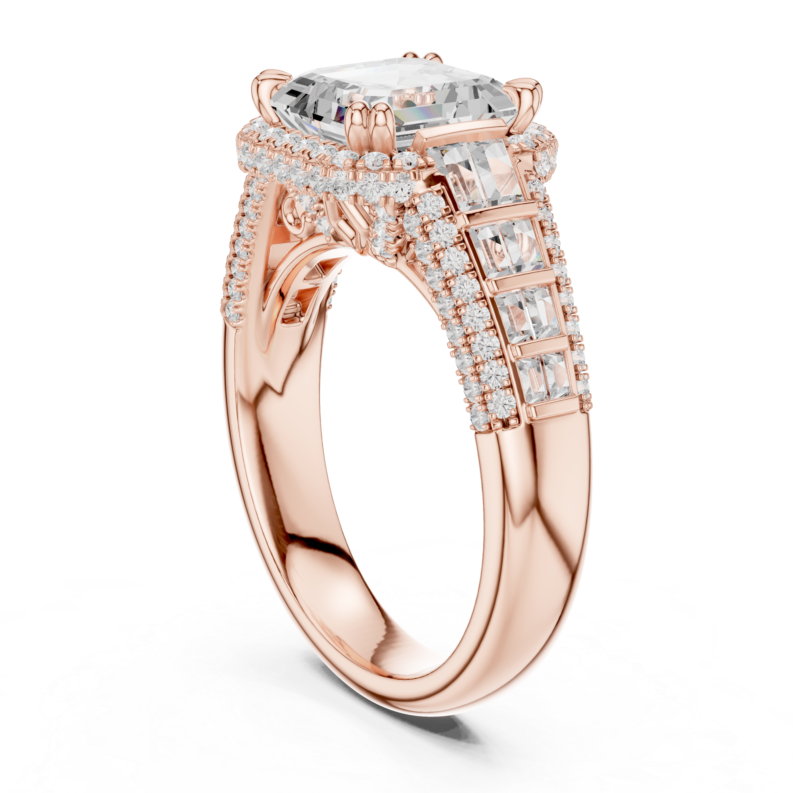 Laurel Leaf Lab Grown Diamond Woven Ribbon Ring