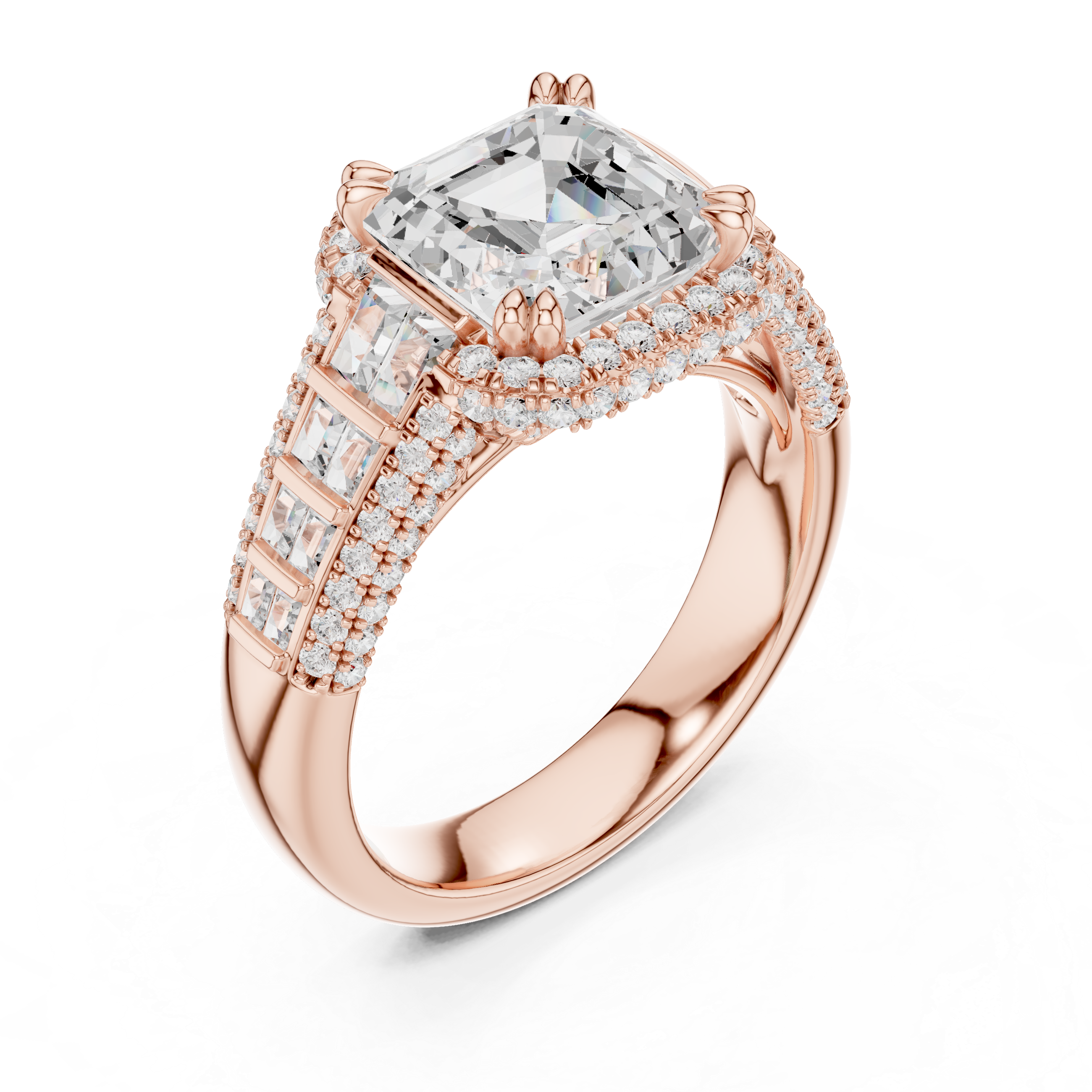 Laurel Leaf Lab Grown Diamond Woven Ribbon Ring