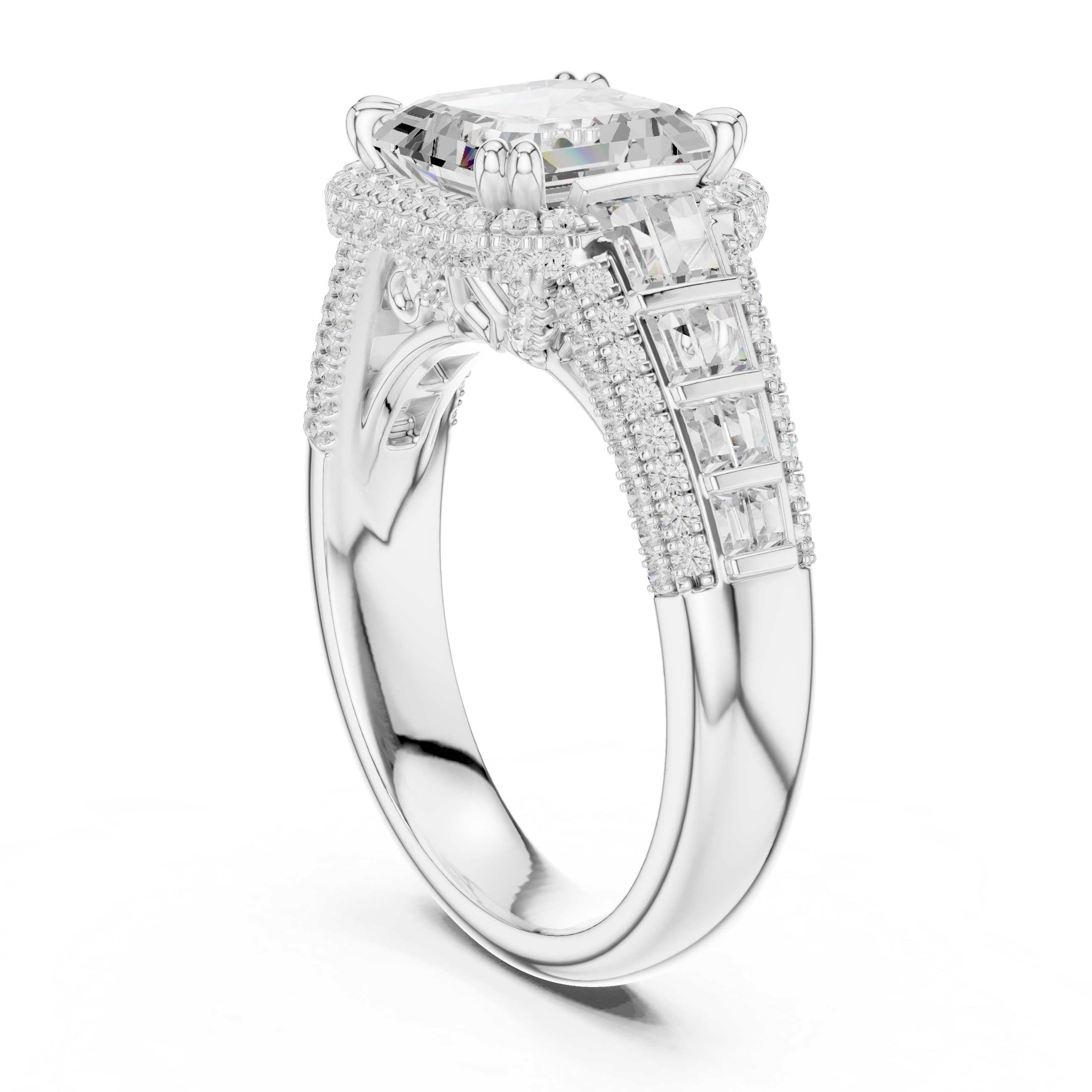 Laurel Leaf Lab Grown Diamond Woven Ribbon Ring