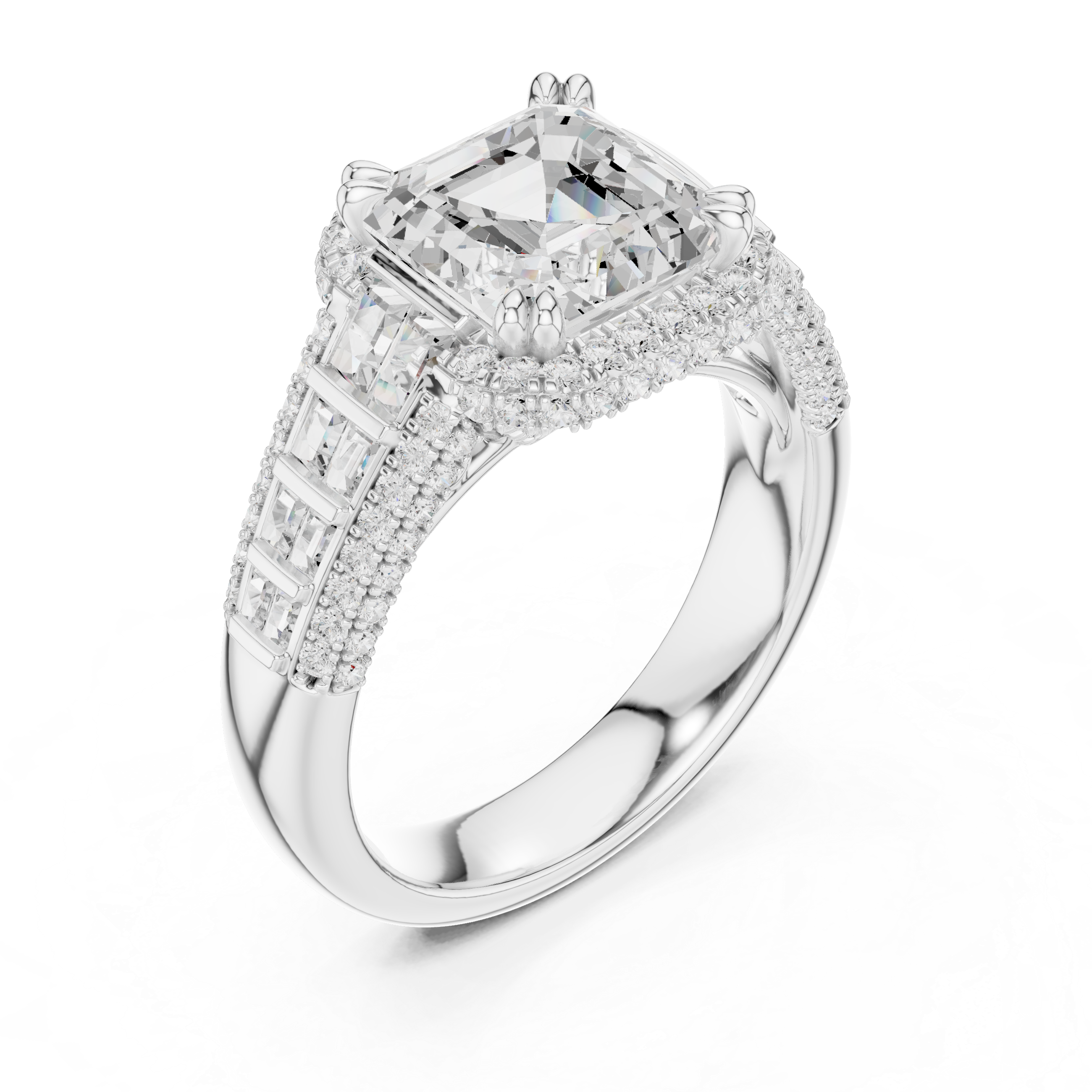 Laurel Leaf Lab Grown Diamond Woven Ribbon Ring