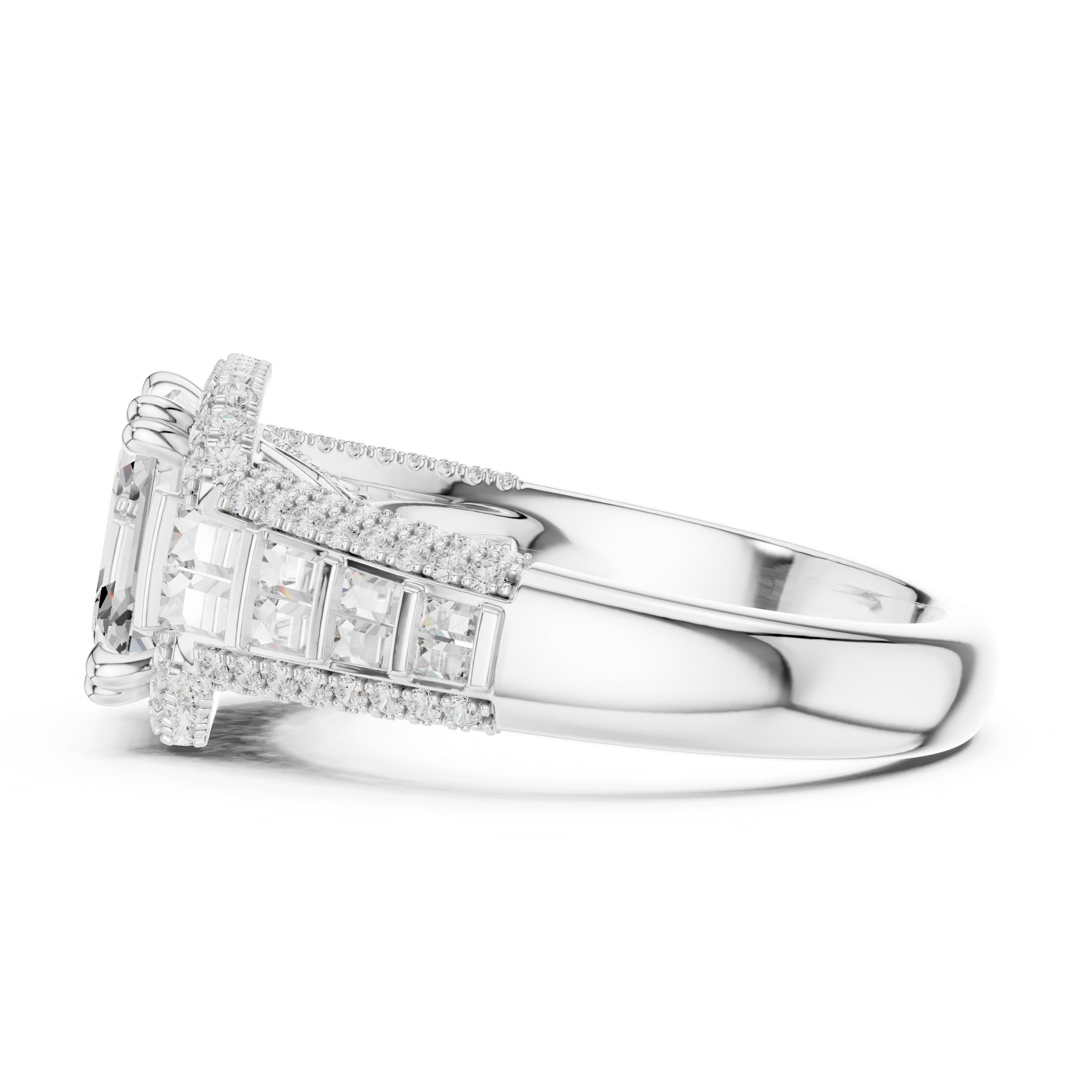 Laurel Leaf Lab Grown Diamond Woven Ribbon Ring