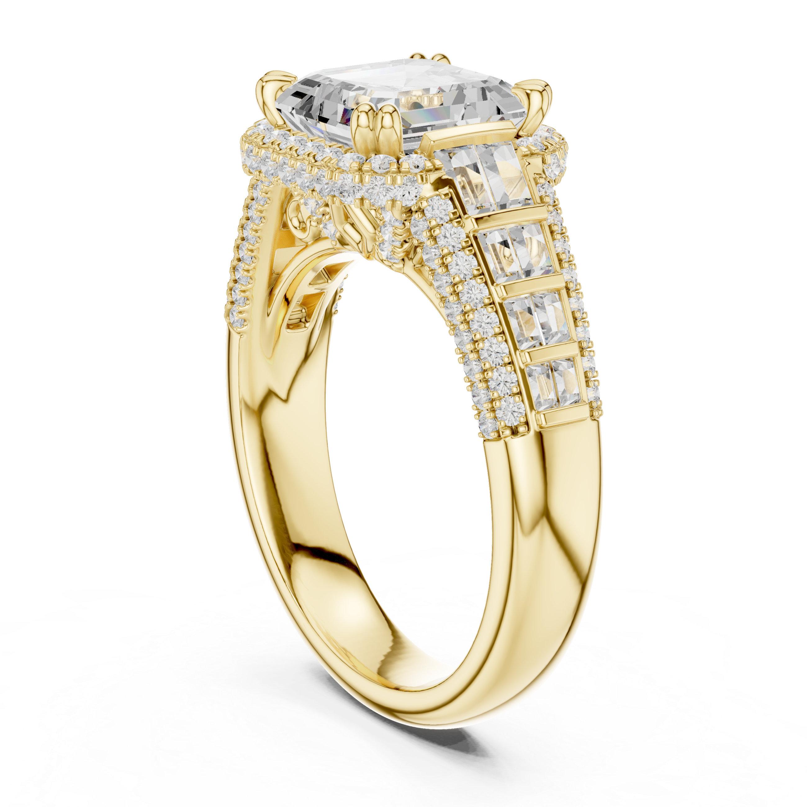 Laurel Leaf Lab Grown Diamond Woven Ribbon Ring
