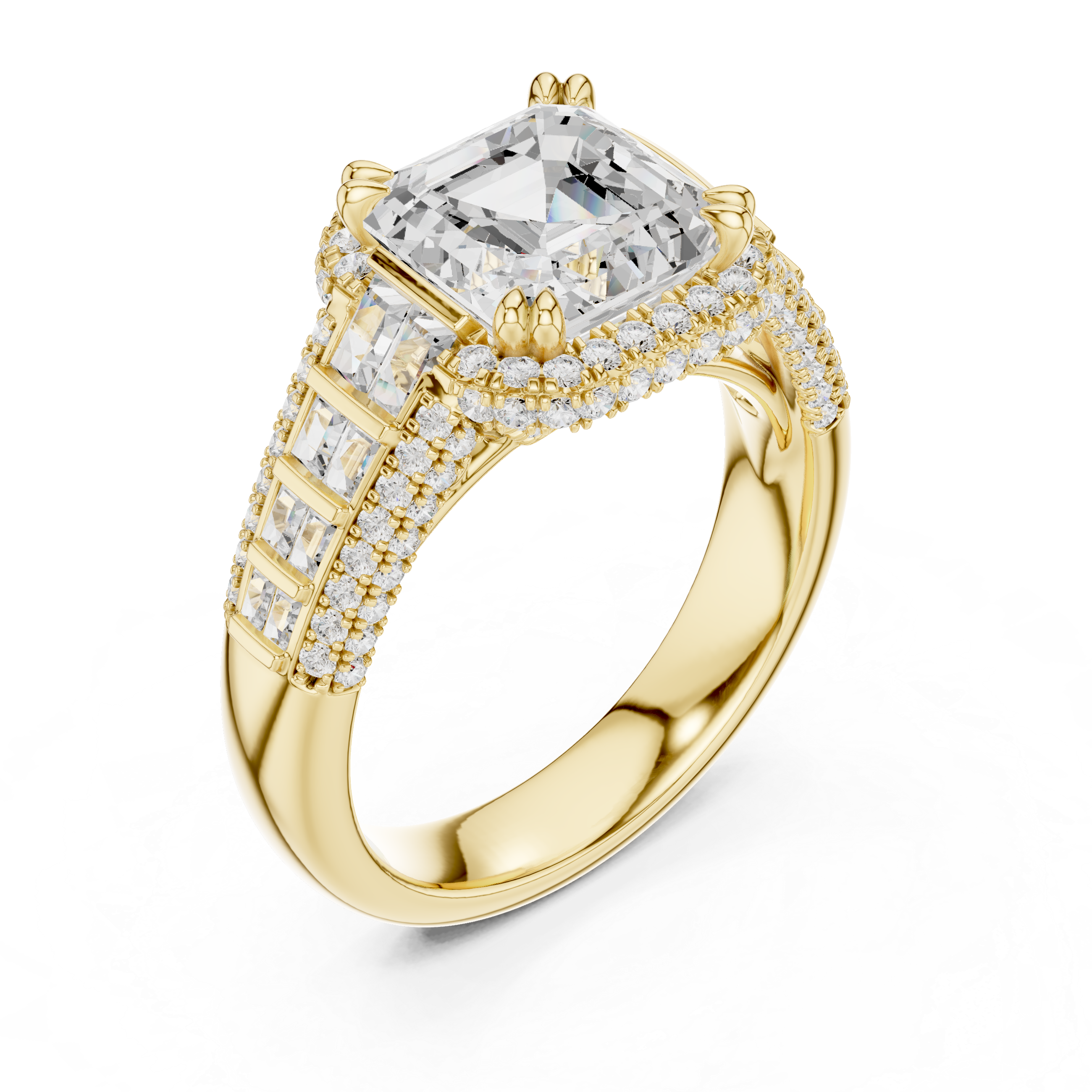 Laurel Leaf Lab Grown Diamond Woven Ribbon Ring