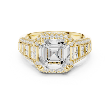 Laurel Leaf Lab Grown Diamond Woven Ribbon Ring