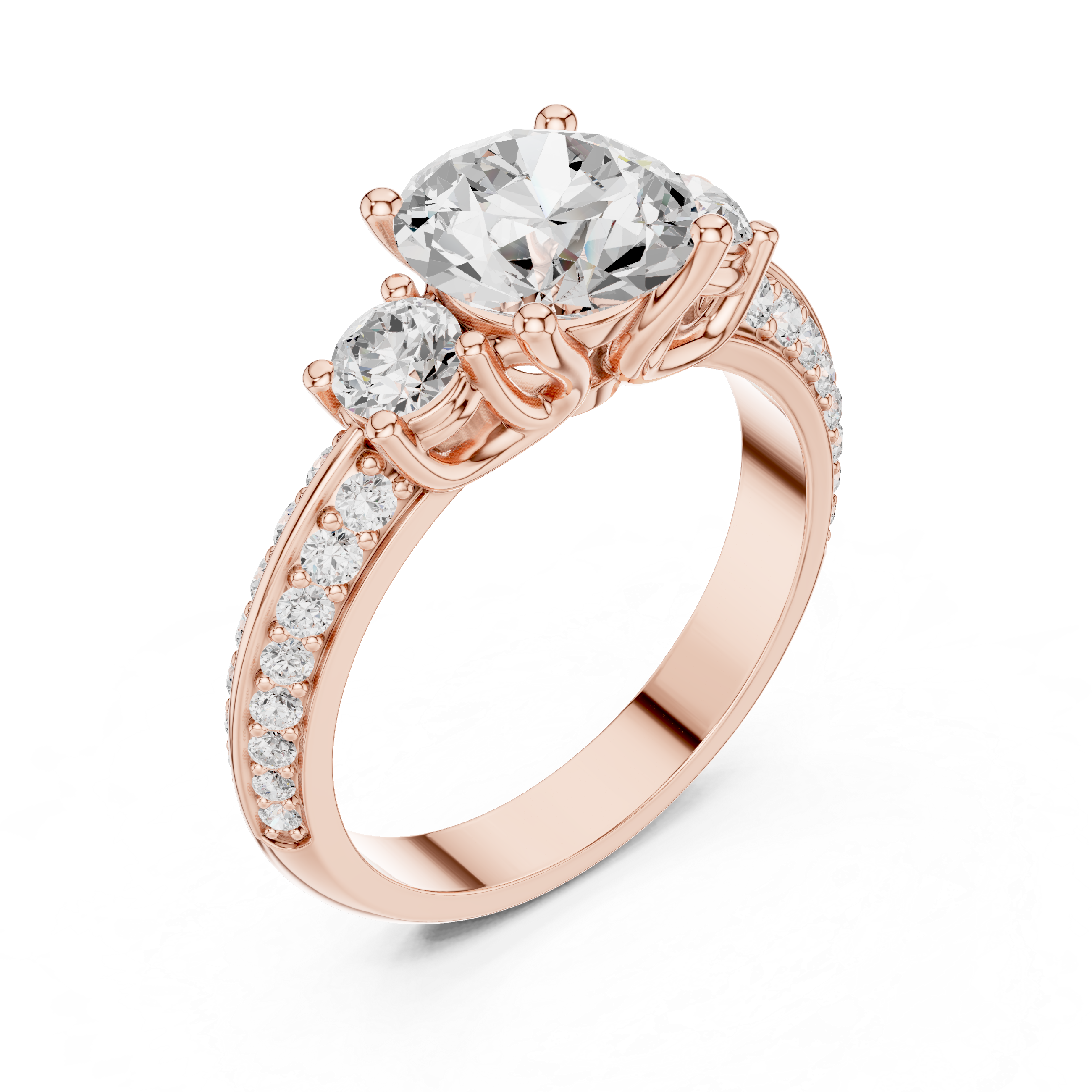 Fox Glove Lab Grown Diamond Cushion Halo Ring
