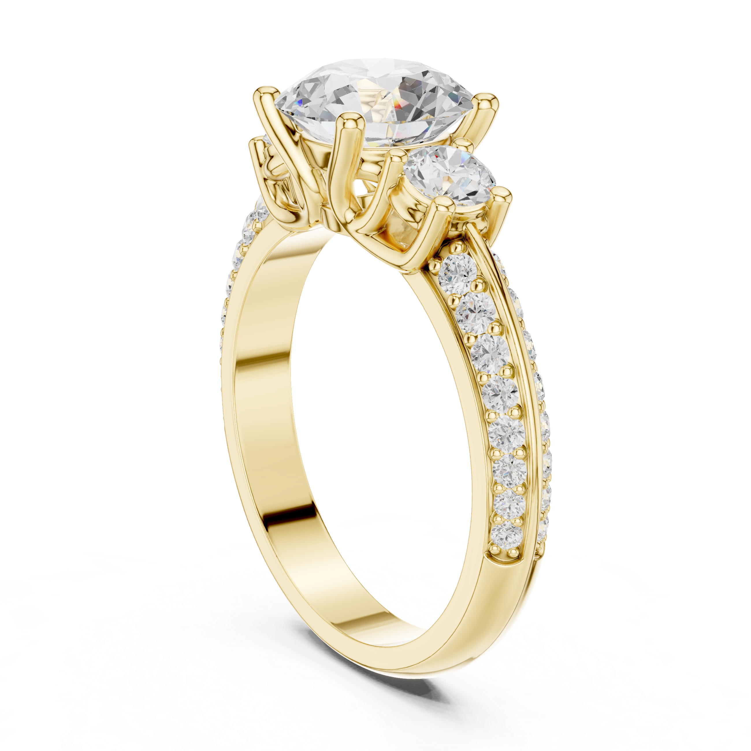 Fox Glove Lab Grown Diamond Cushion Halo Ring