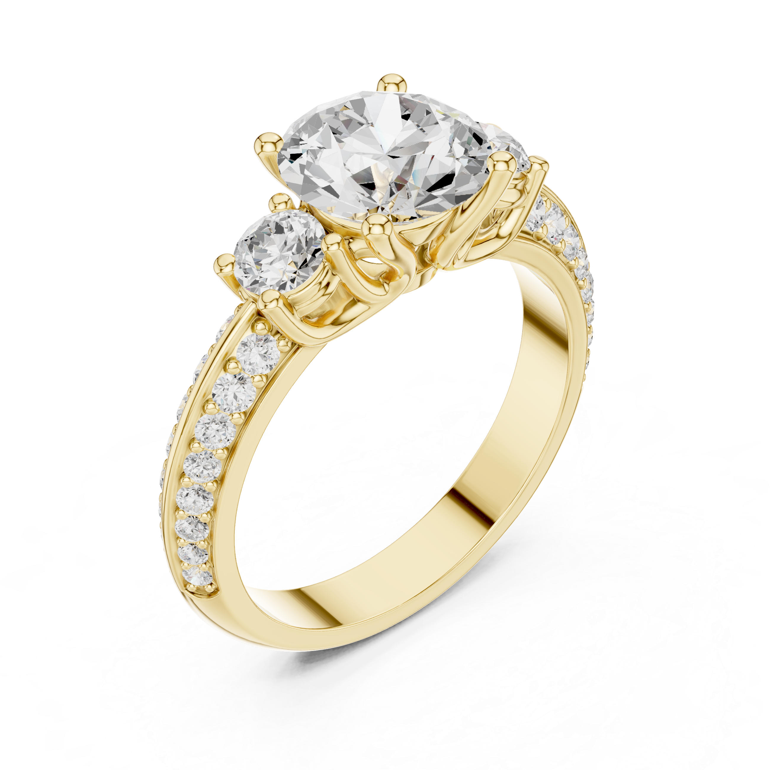 Fox Glove Lab Grown Diamond Cushion Halo Ring