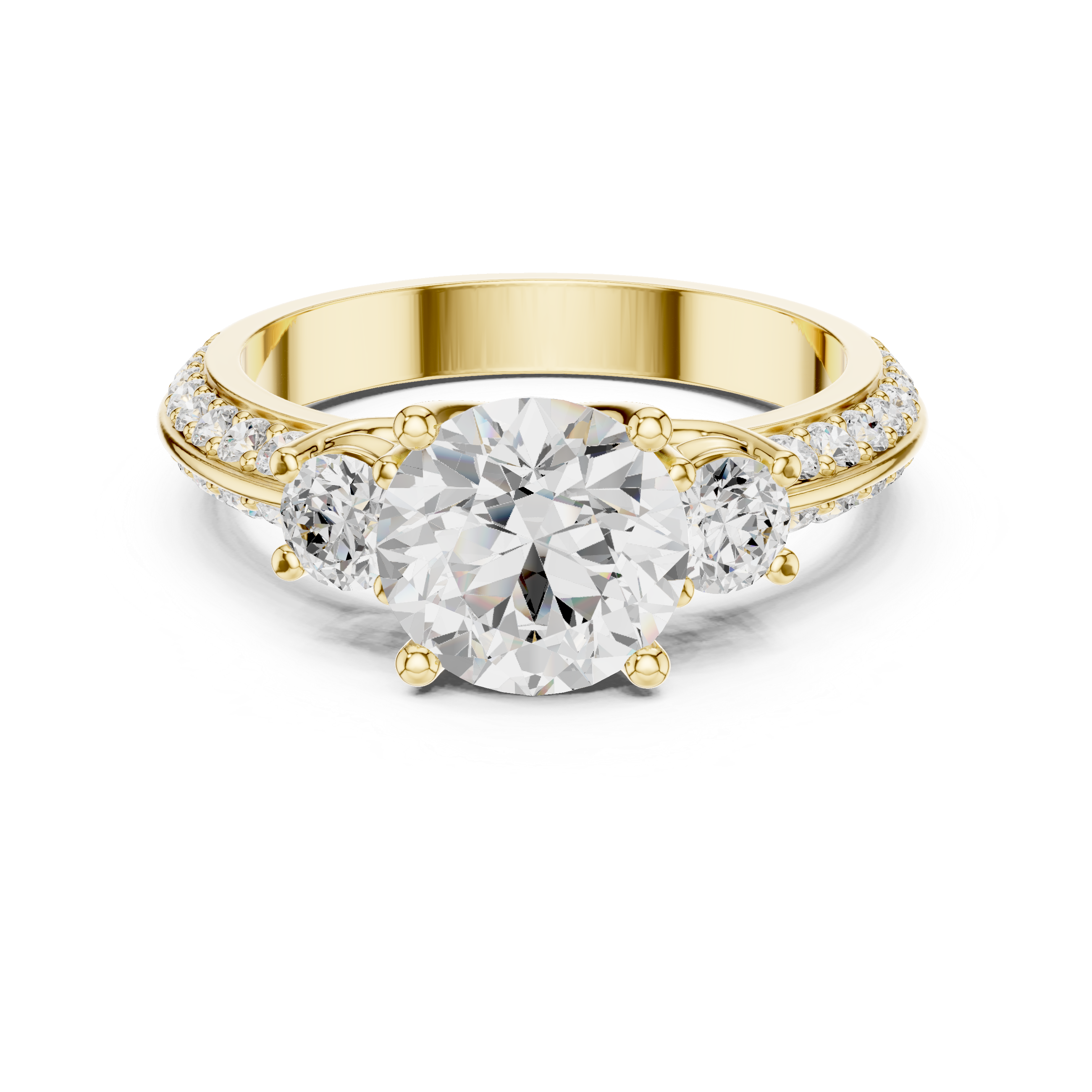Fox Glove Lab Grown Diamond Cushion Halo Ring