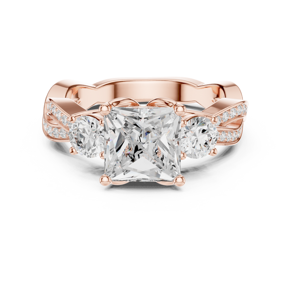 Arctic Ice Lab Grown Diamond Matte Solitaire