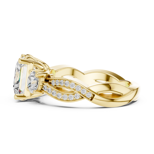 Arctic Ice Lab Grown Diamond Matte Solitaire