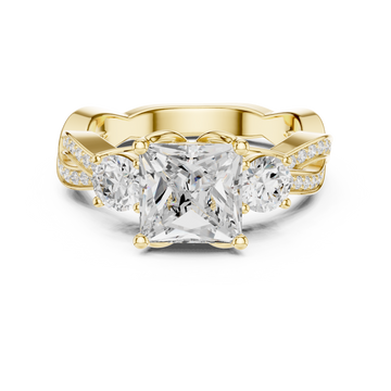Arctic Ice Lab Grown Diamond Matte Solitaire
