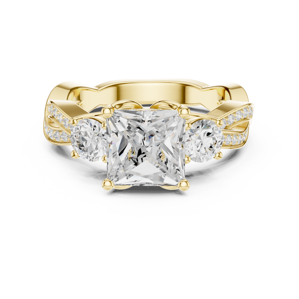 Arctic Ice Lab Grown Diamond Matte Solitaire
