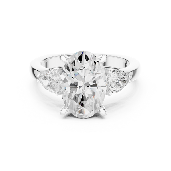 Coastal Cliff Lab Grown Diamond Swirl Bypass Ring