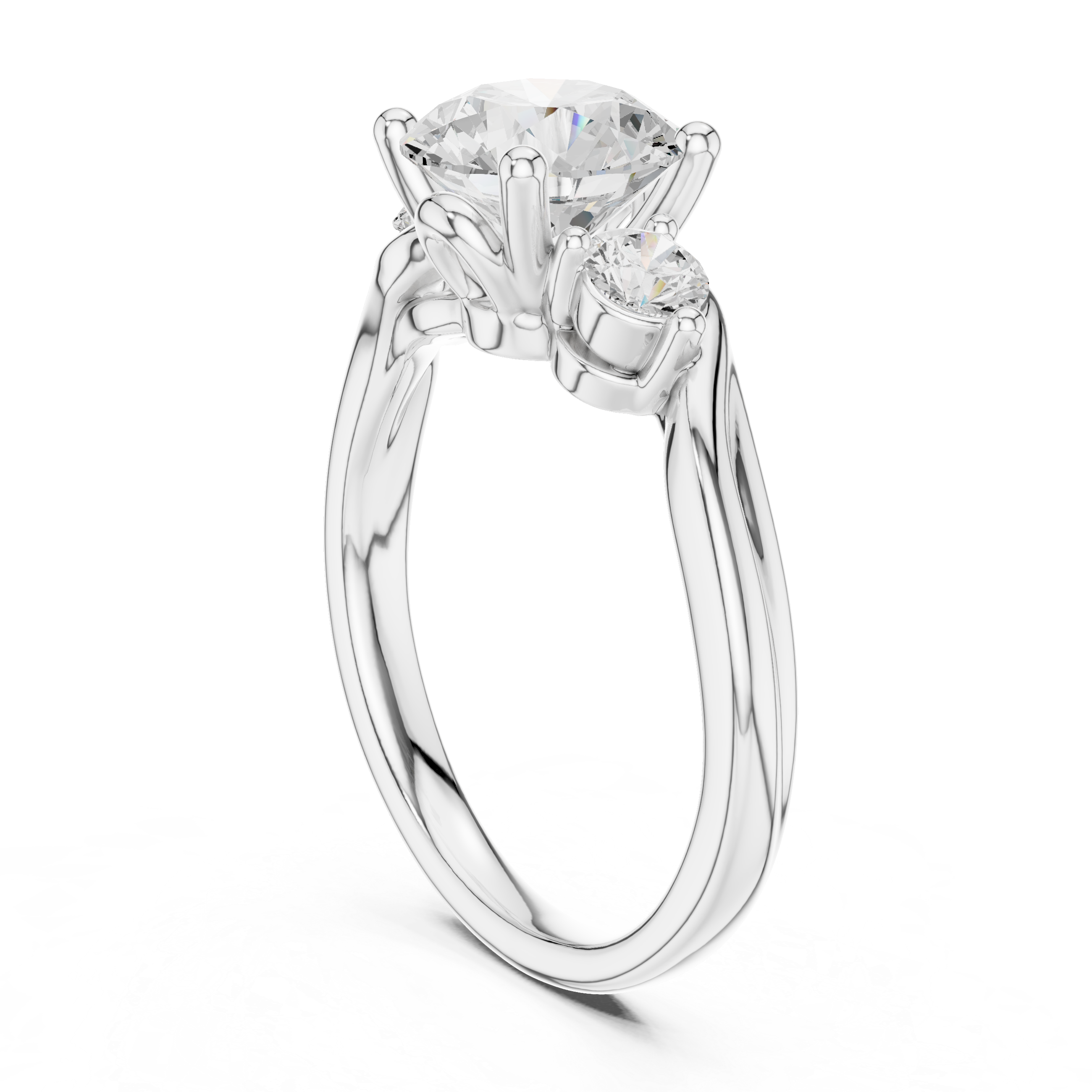 Desert Mist Lab Grown Diamond Halo Bridal Ring