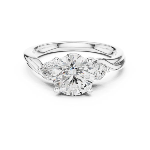Desert Mist Lab Grown Diamond Halo Bridal Ring