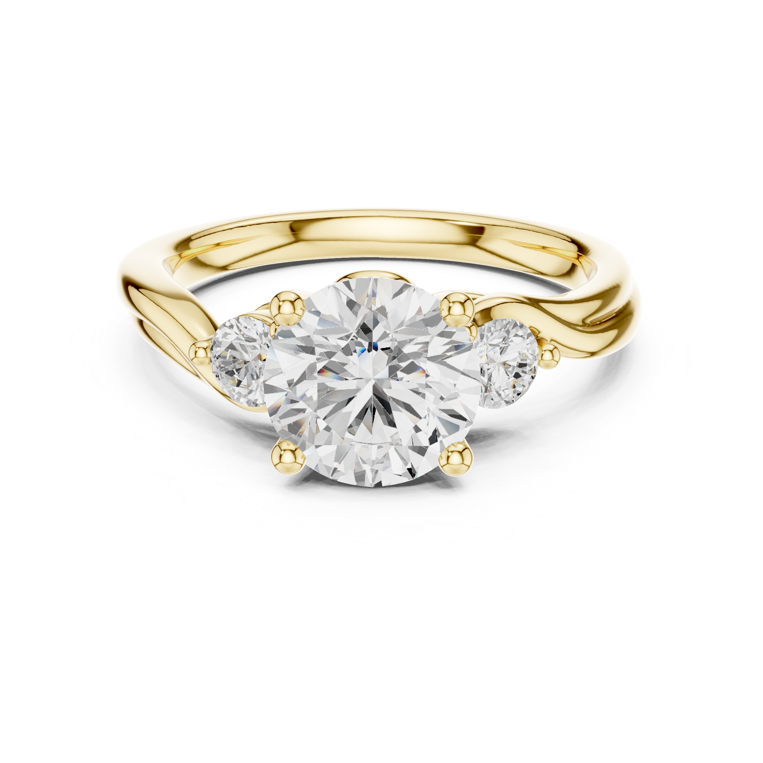 Desert Mist Lab Grown Diamond Halo Bridal Ring