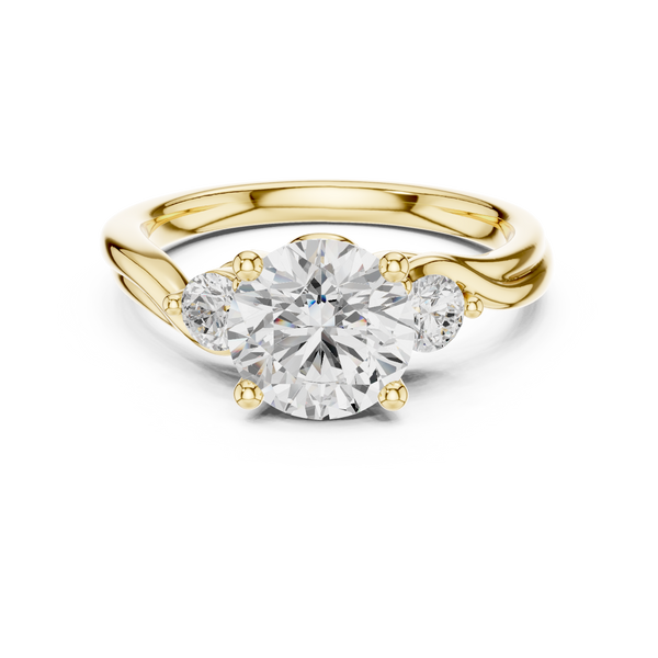 Desert Mist Lab Grown Diamond Halo Bridal Ring
