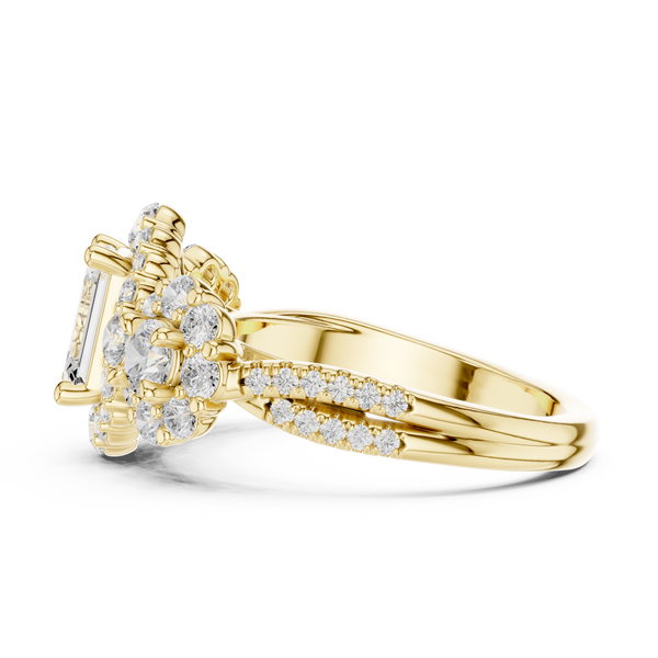 Meadow Frost Lab Grown Diamond Pave Cluster Ring