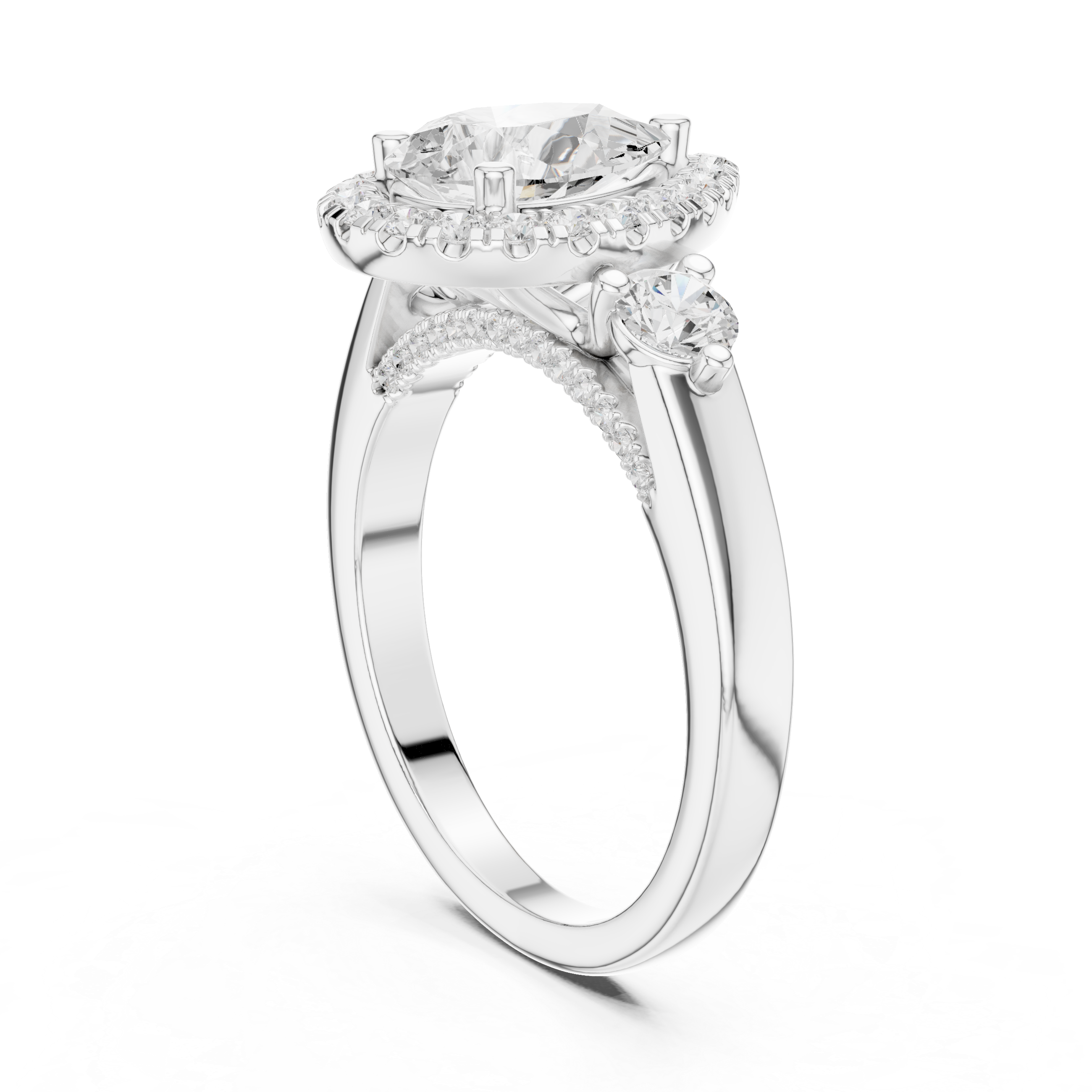 Prairie Sky Lab Grown Diamond Trellis Bridal Ring