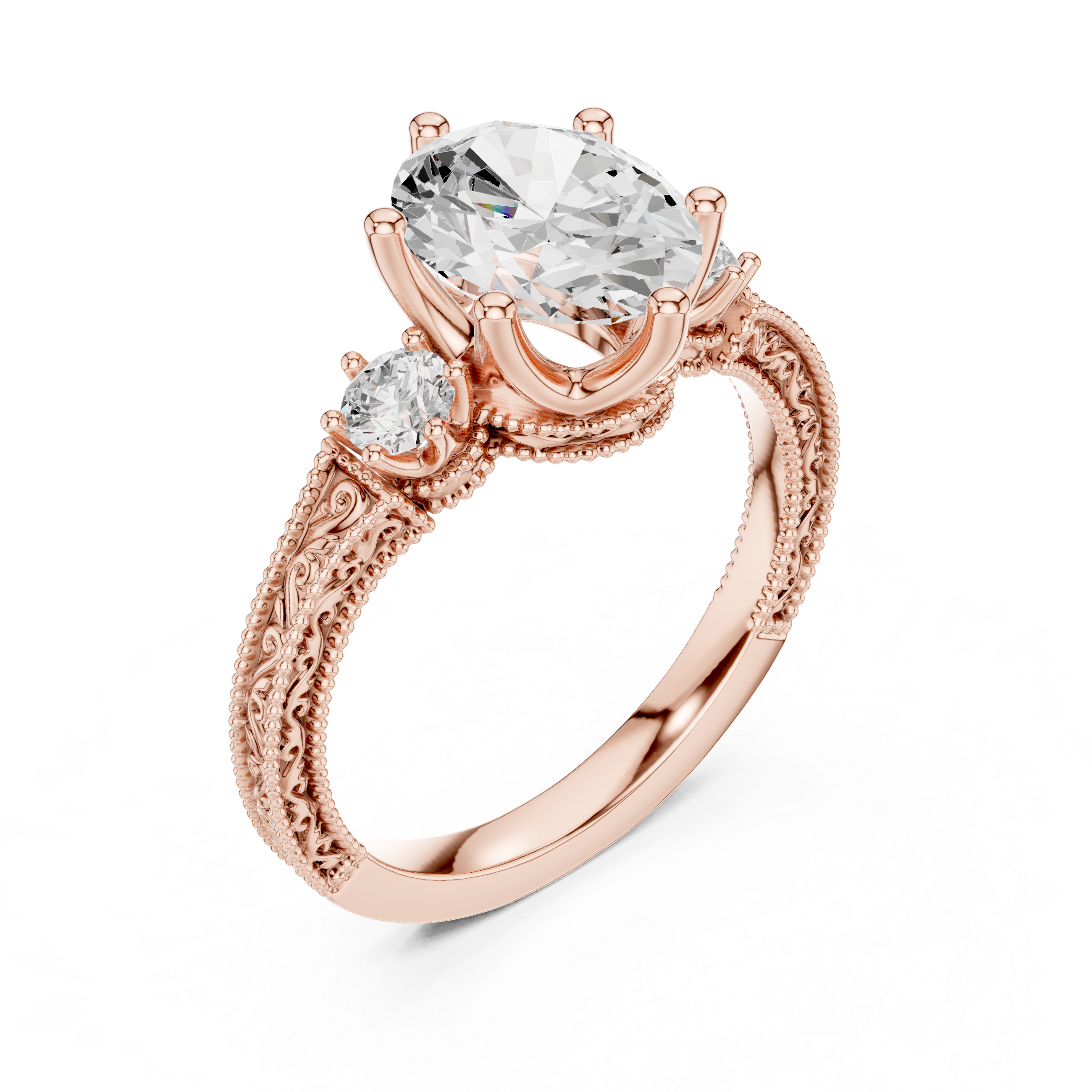 Heather Moor Lab Grown Diamond Rectangular Baguette Ring