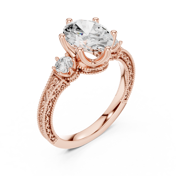 Heather Moor Lab Grown Diamond Rectangular Baguette Ring
