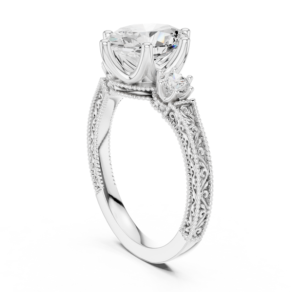 Heather Moor Lab Grown Diamond Rectangular Baguette Ring