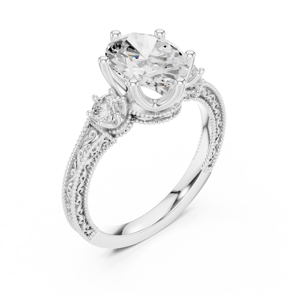 Heather Moor Lab Grown Diamond Rectangular Baguette Ring