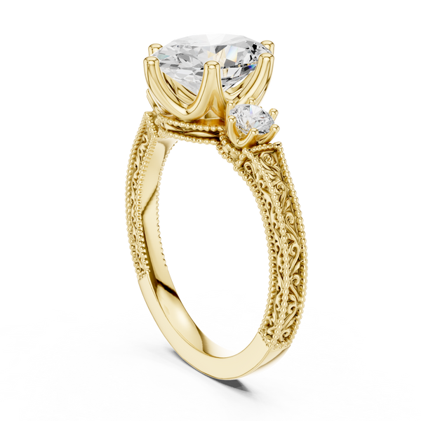 Heather Moor Lab Grown Diamond Rectangular Baguette Ring