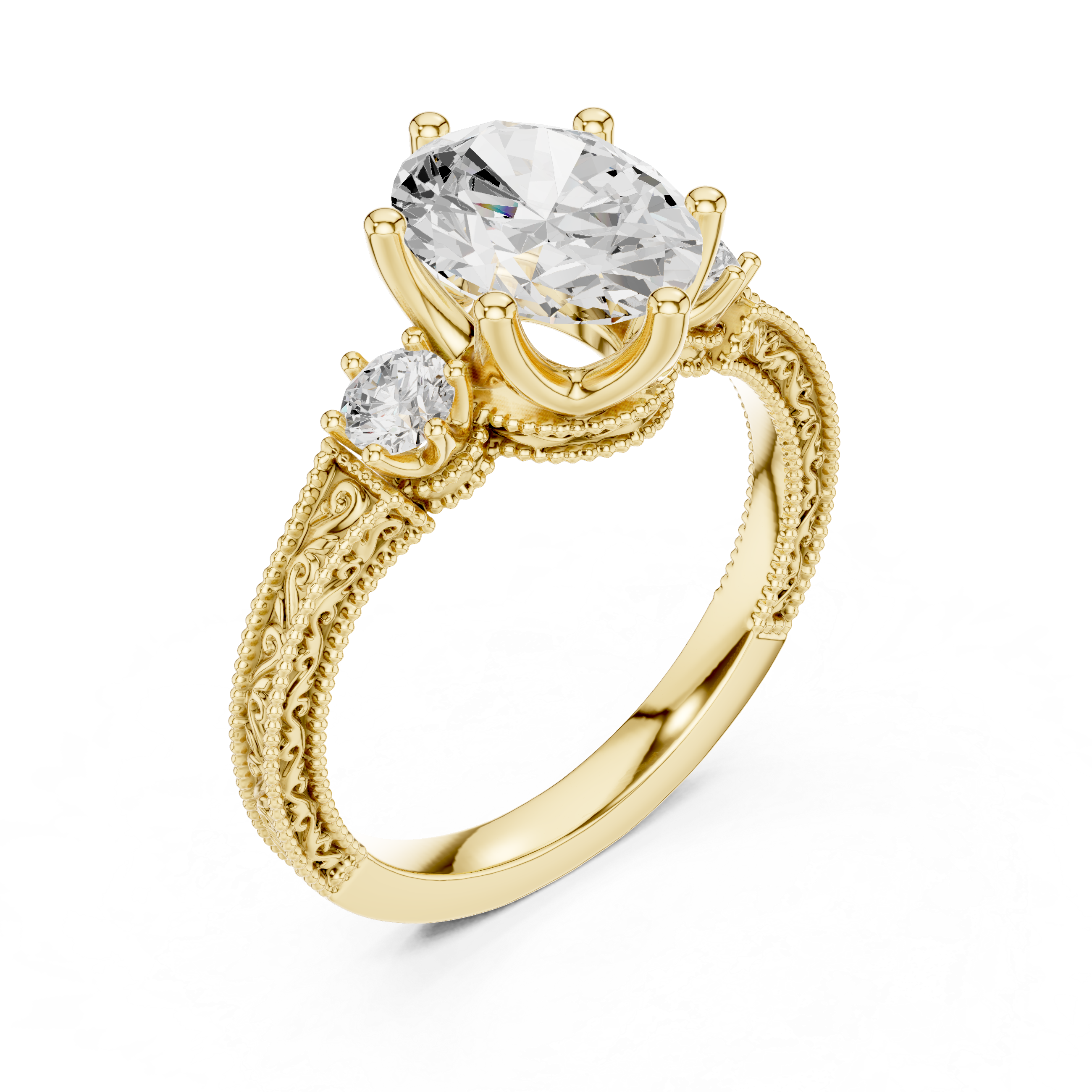 Heather Moor Lab Grown Diamond Rectangular Baguette Ring