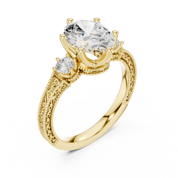 Heather Moor Lab Grown Diamond Rectangular Baguette Ring