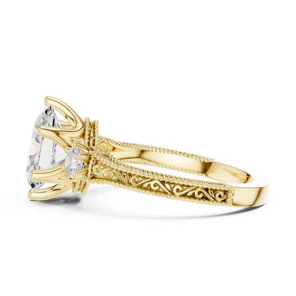 Heather Moor Lab Grown Diamond Rectangular Baguette Ring