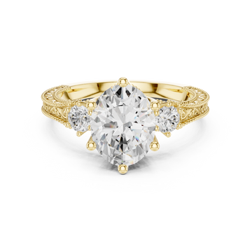 Heather Moor Lab Grown Diamond Rectangular Baguette Ring