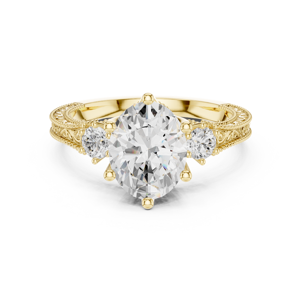 Heather Moor Lab Grown Diamond Rectangular Baguette Ring