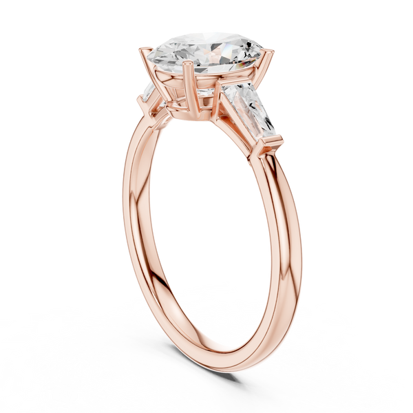Fern Frond Lab Grown Diamond Nebula Cluster Ring