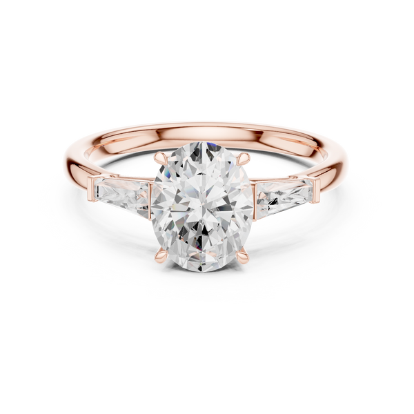 Fern Frond Lab Grown Diamond Nebula Cluster Ring