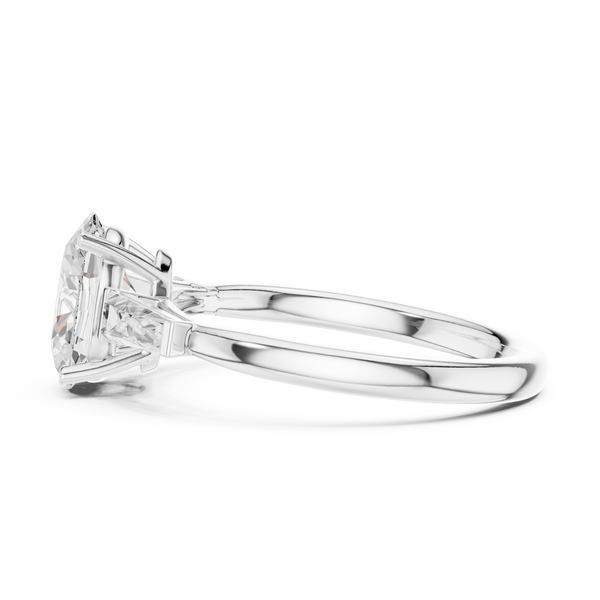 Fern Frond Lab Grown Diamond Nebula Cluster Ring