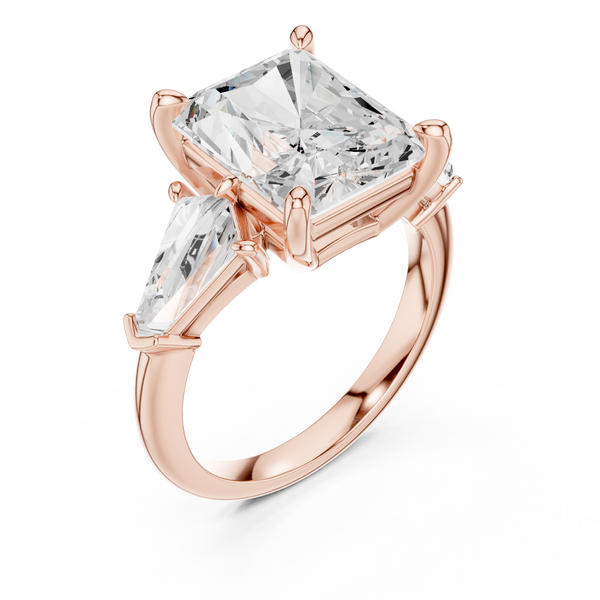 Boulder Ridge Lab Grown Diamond Hexagonal Frame Ring