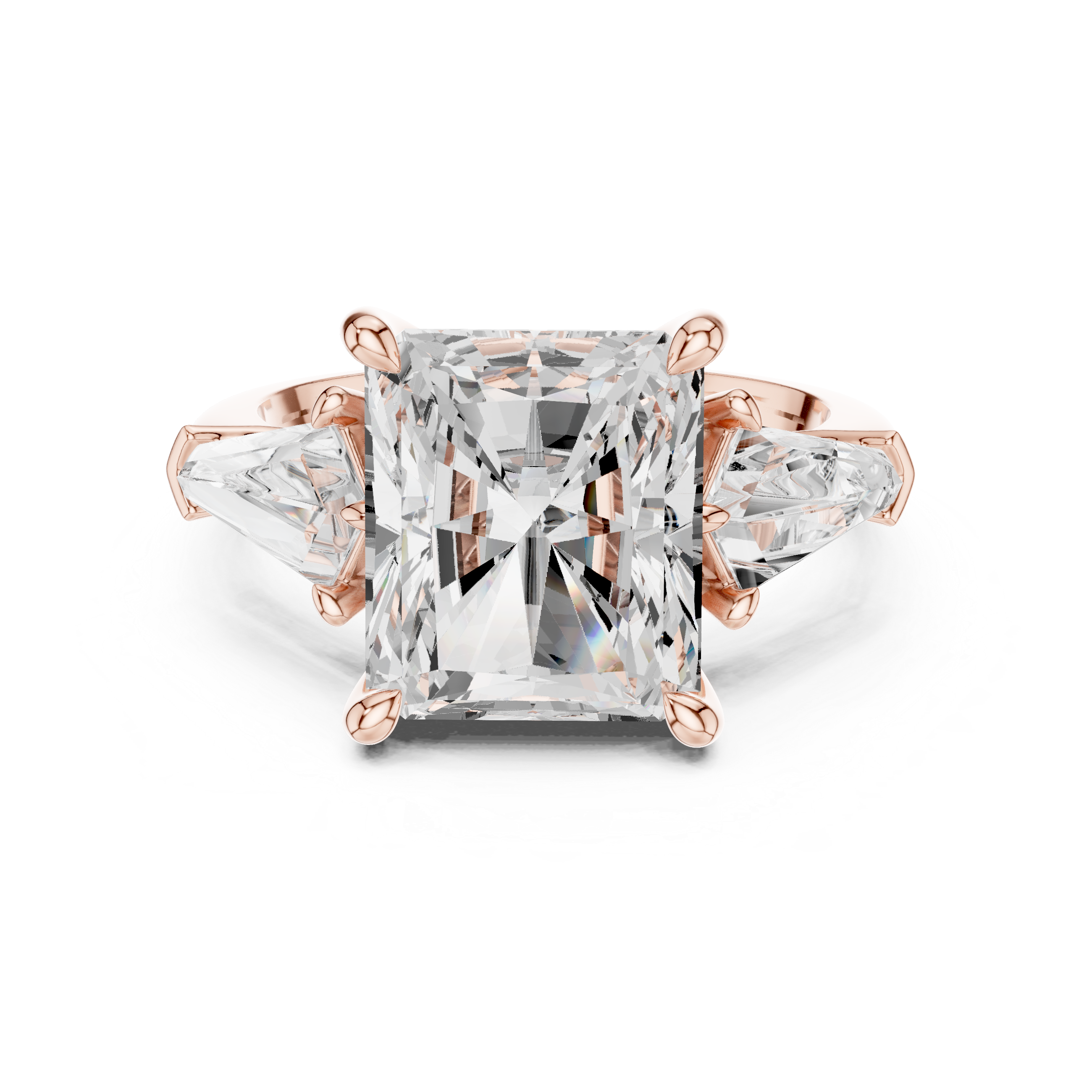 Boulder Ridge Lab Grown Diamond Hexagonal Frame Ring
