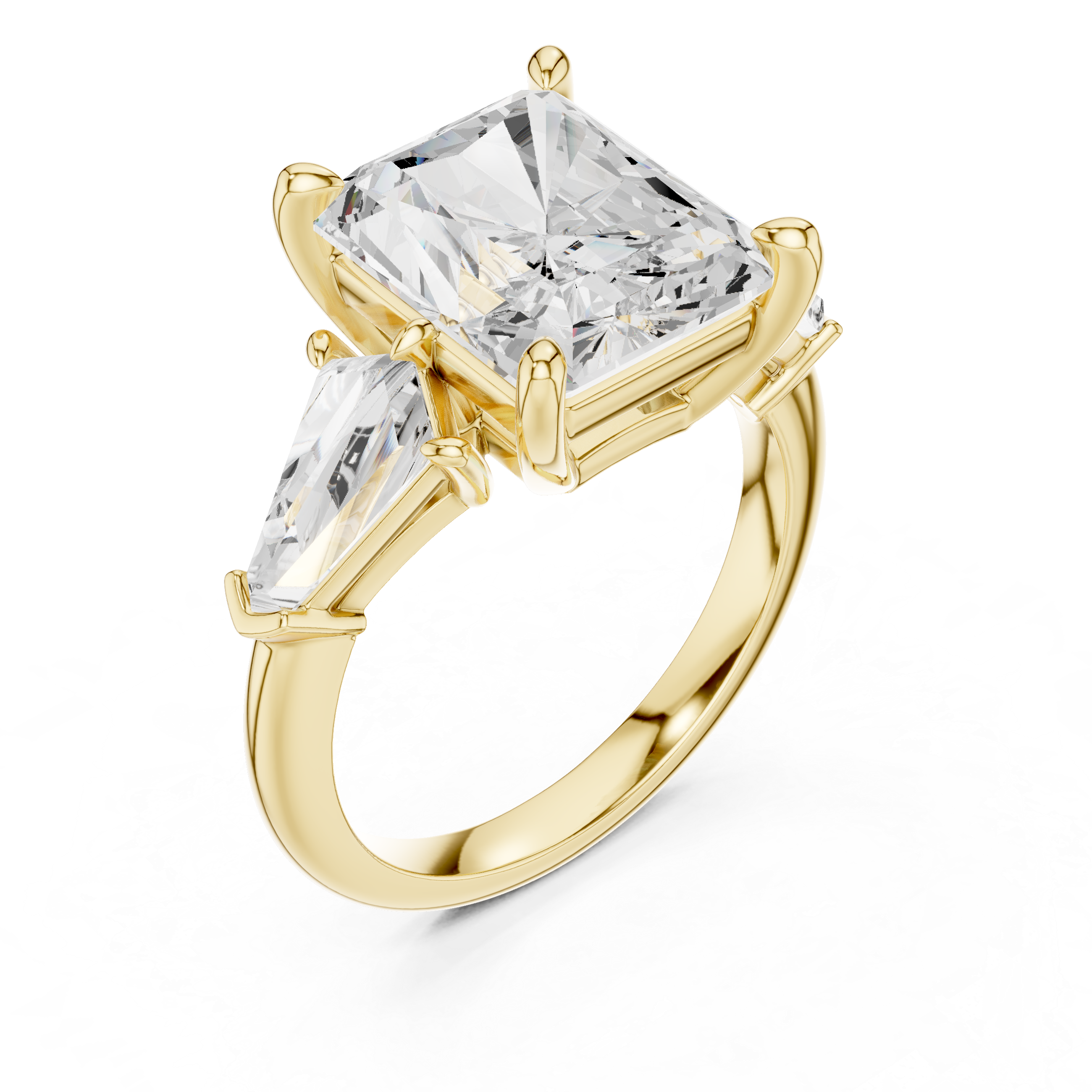 Boulder Ridge Lab Grown Diamond Hexagonal Frame Ring