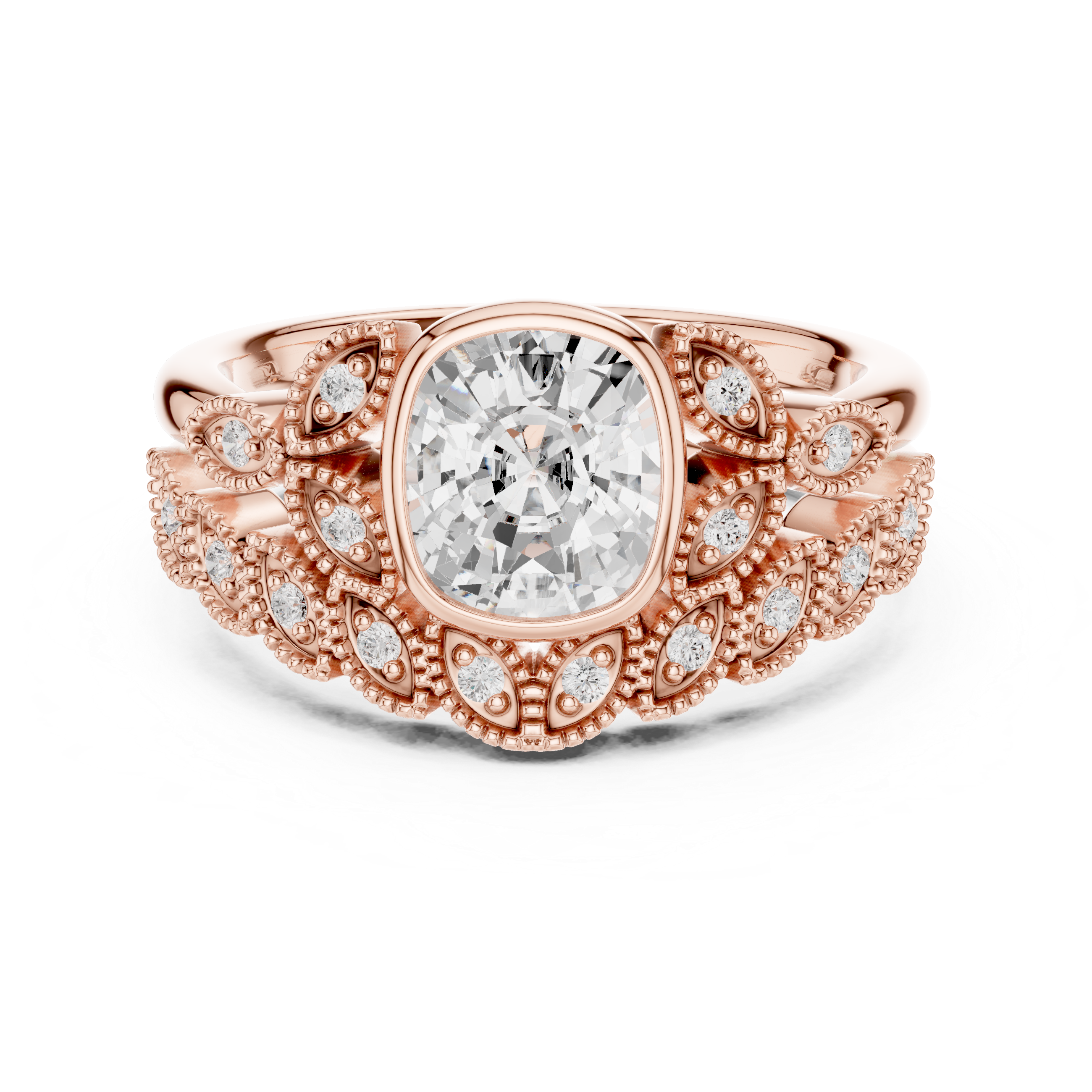 Wild Rose Lab Grown Diamond East West Ring