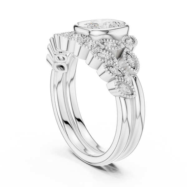 Wild Rose Lab Grown Diamond East West Ring