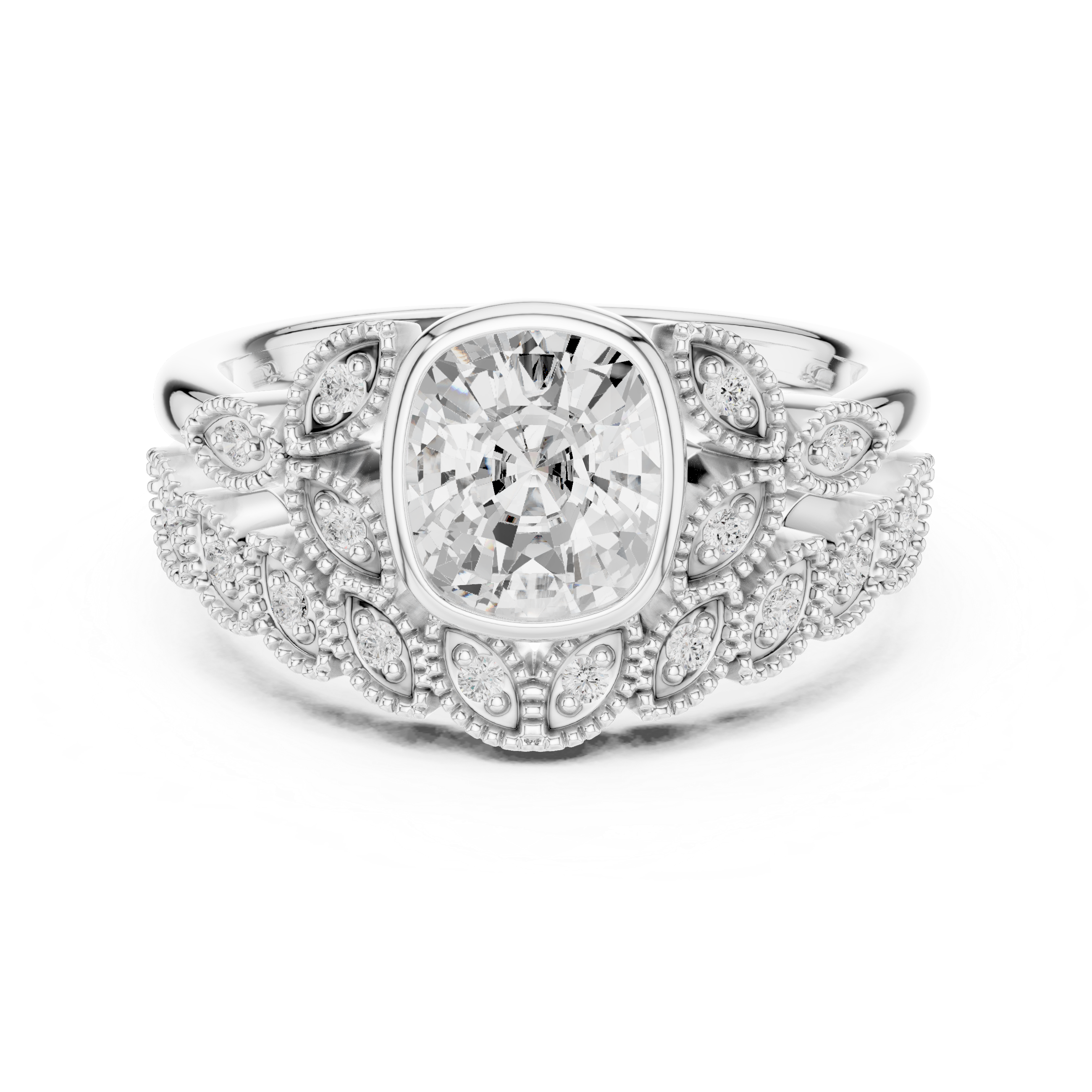 Wild Rose Lab Grown Diamond East West Ring