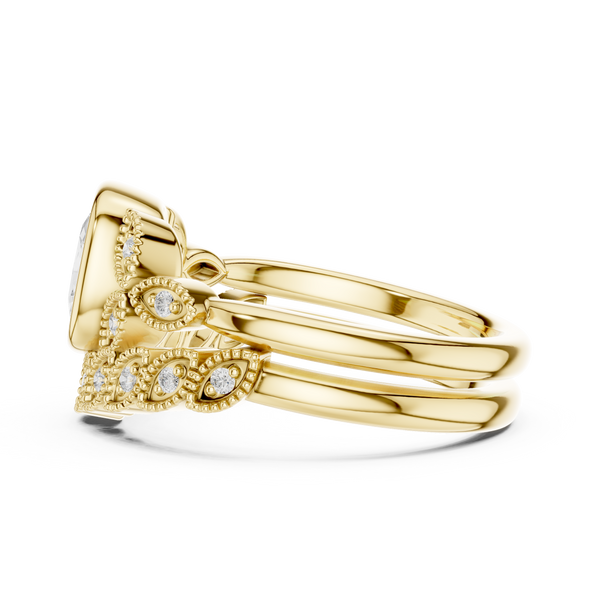 Wild Rose Lab Grown Diamond East West Ring