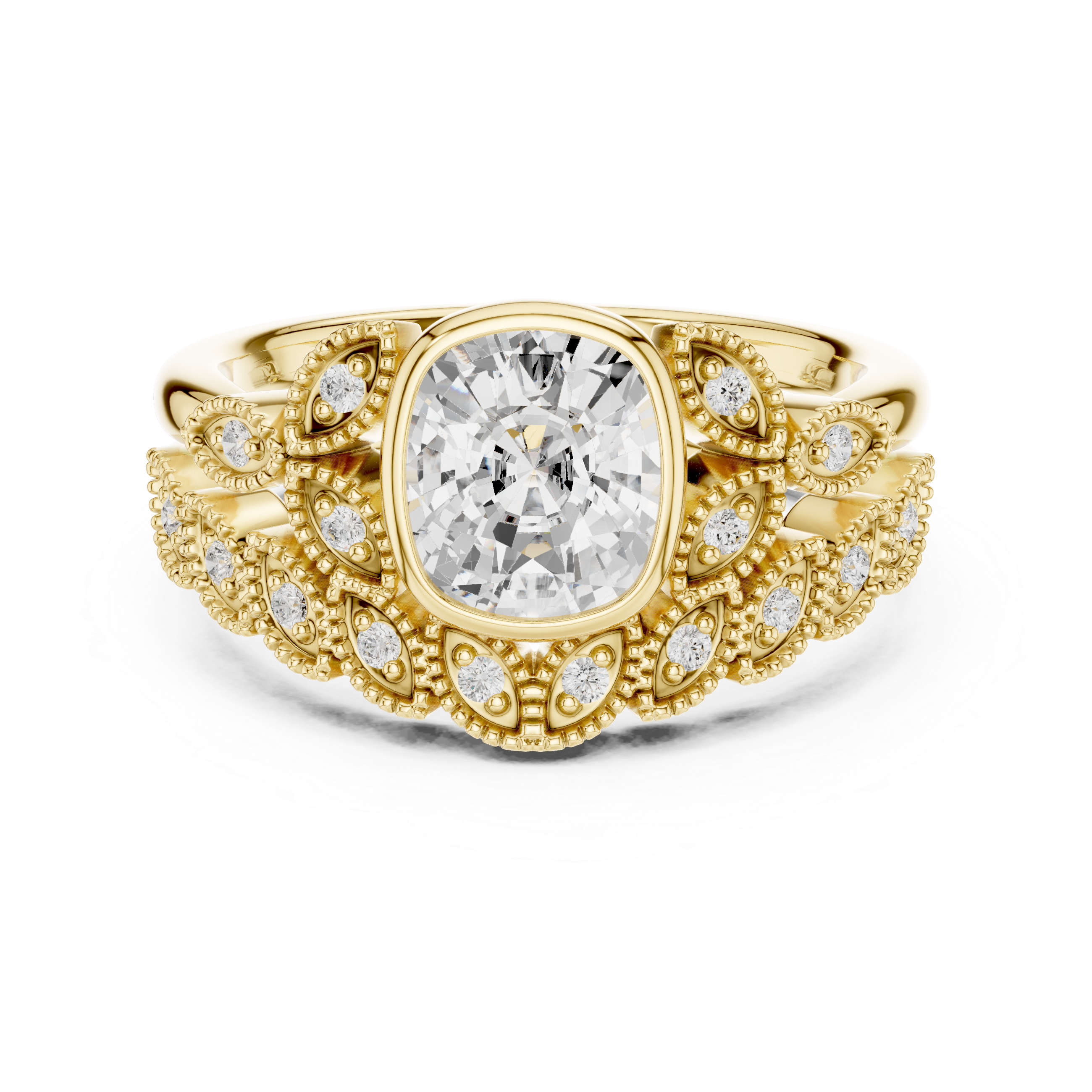 Wild Rose Lab Grown Diamond East West Ring