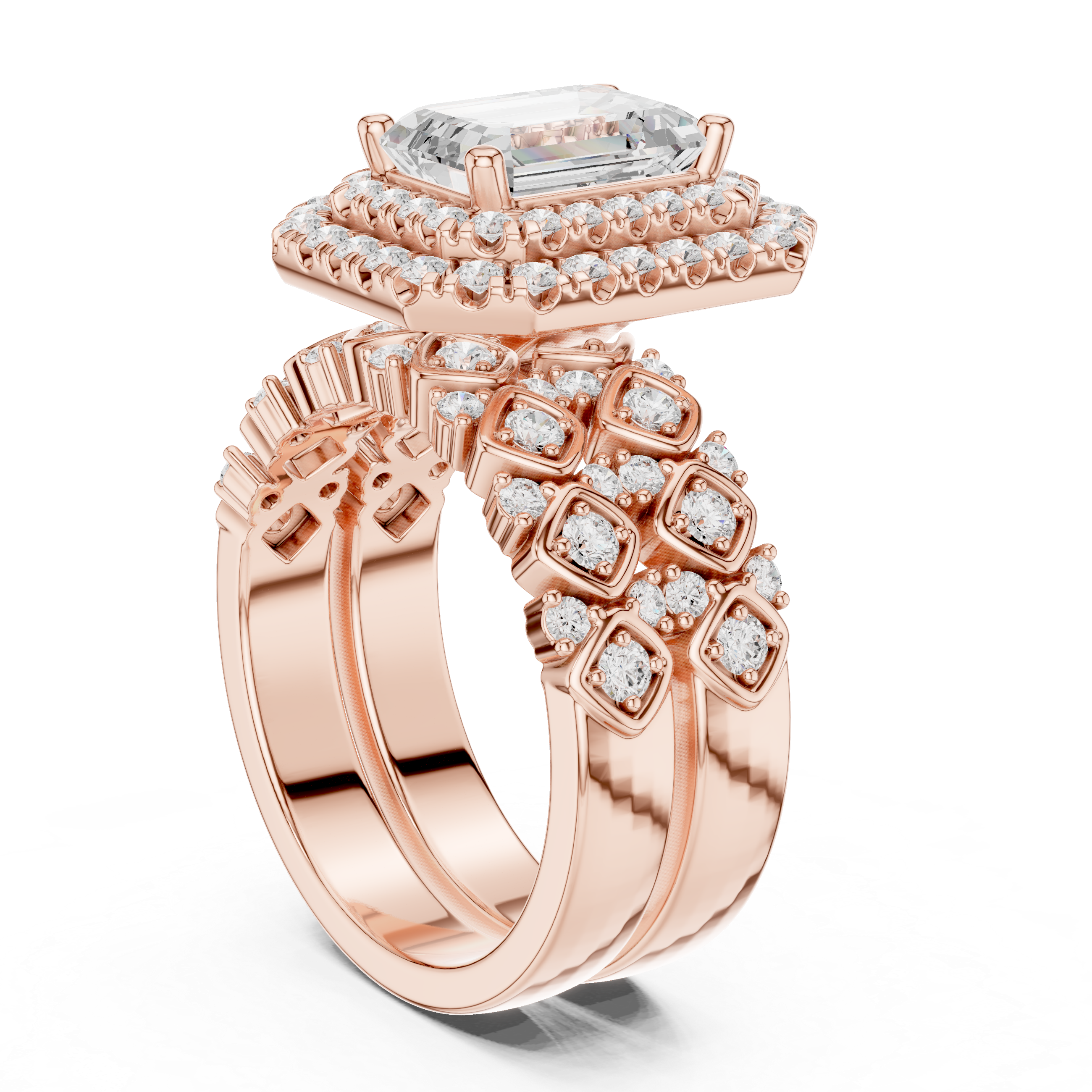 Shell Cove Lab Grown Diamond Open Wire Ring