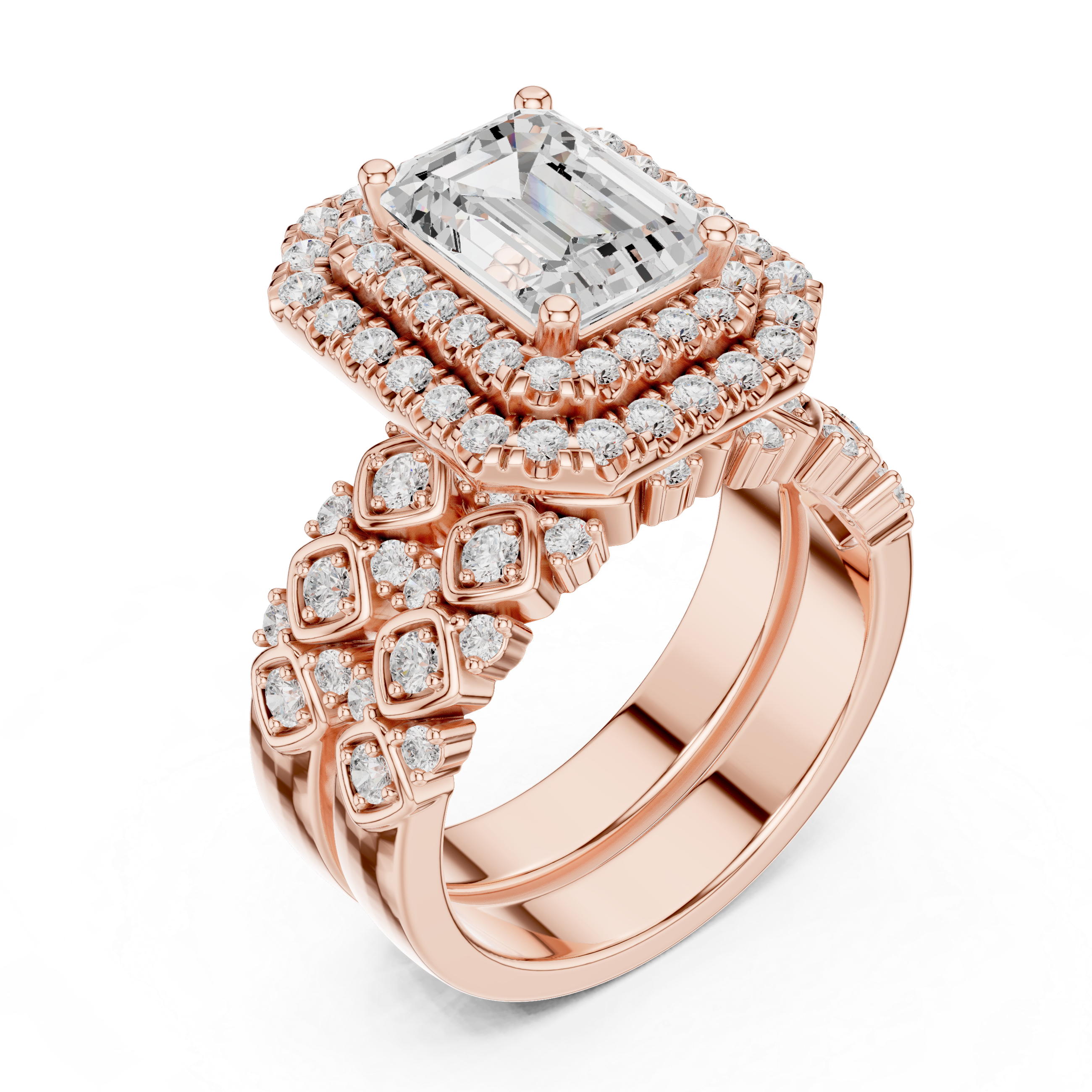 Shell Cove Lab Grown Diamond Open Wire Ring