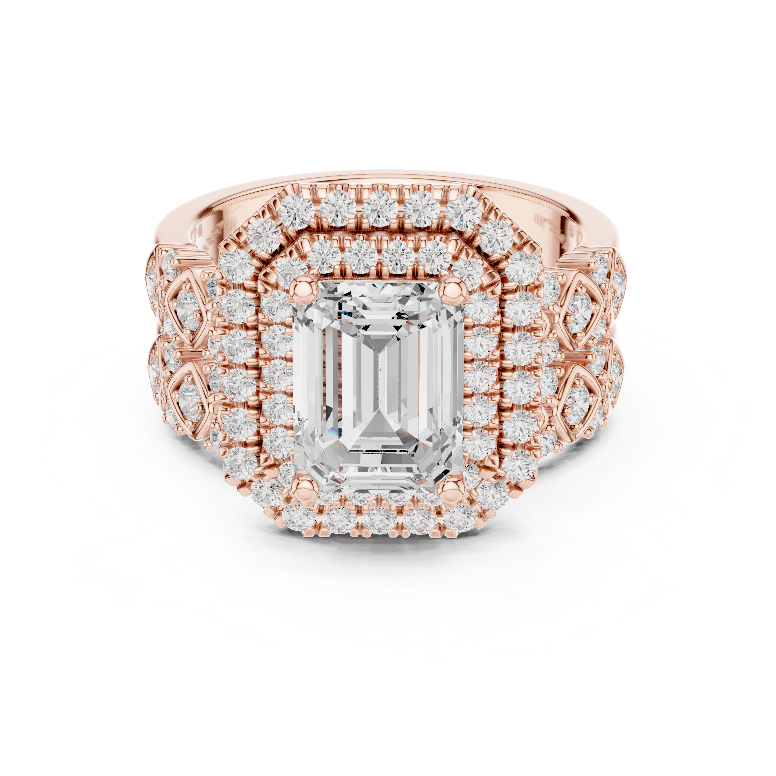 Shell Cove Lab Grown Diamond Open Wire Ring